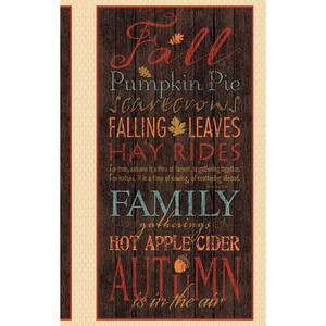 Colors Of Fall Panel & Fabric For Top & Binding Stephanie Marrott Autumn Harvest